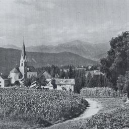 Terenten+Dorf+um+1950